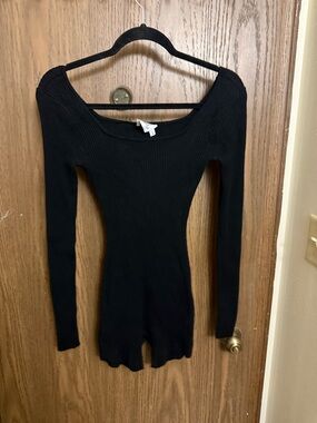 Princess Polly Ribbed Long Sleeve Scoop Neck Top